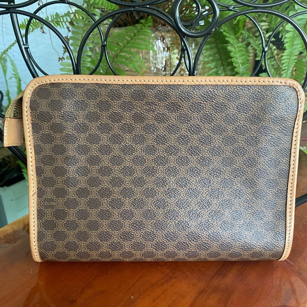 Celine Macadam Clutch, Pouch With Certificate Of … - image 3